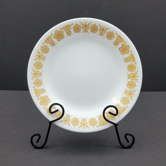 Corelle Butterfly Gold Bread and Butter Plates Dessert Plates - Picture 3 of 7